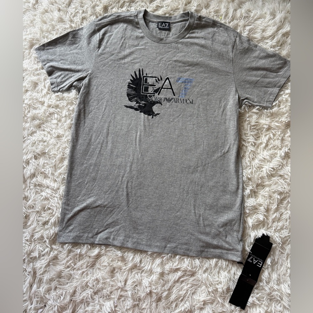 Emporio Armani Gray Short Sleeve Tee